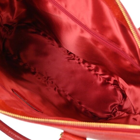 Chanel Red Calfskin Handbag 155054 - Picture 9 of 11